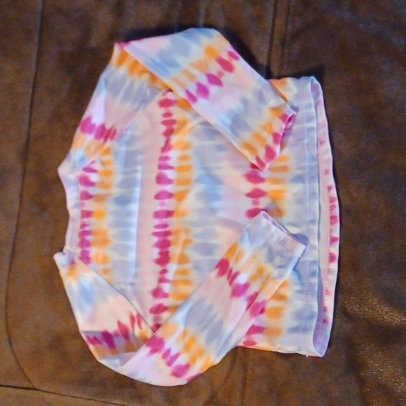 WONDER NATION, TWO PIECE, LONG SLEEVE, BATHING SUIT SIZE 2T. - Picture 5 of 9